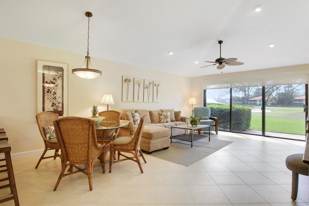 Tiled floor throughout.