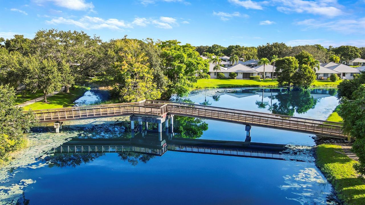 Cottage bridge to PGA Resort.