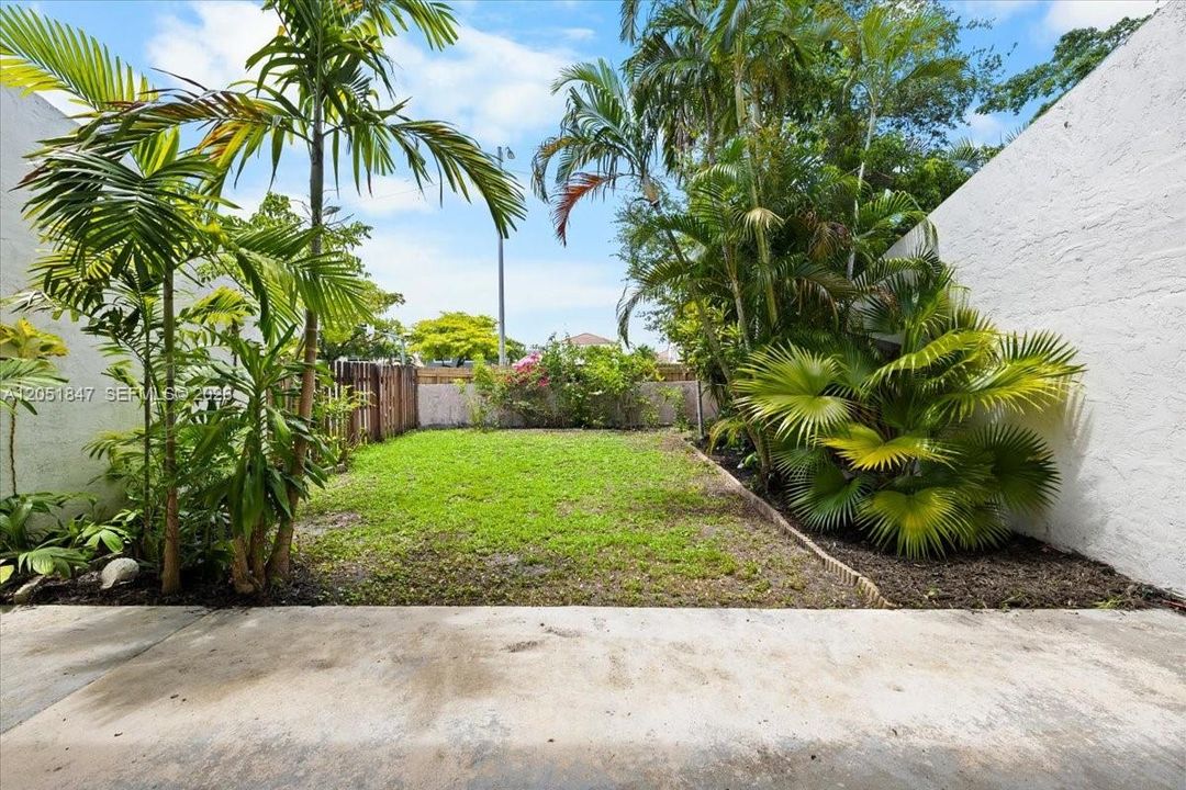 Fenced Backyard