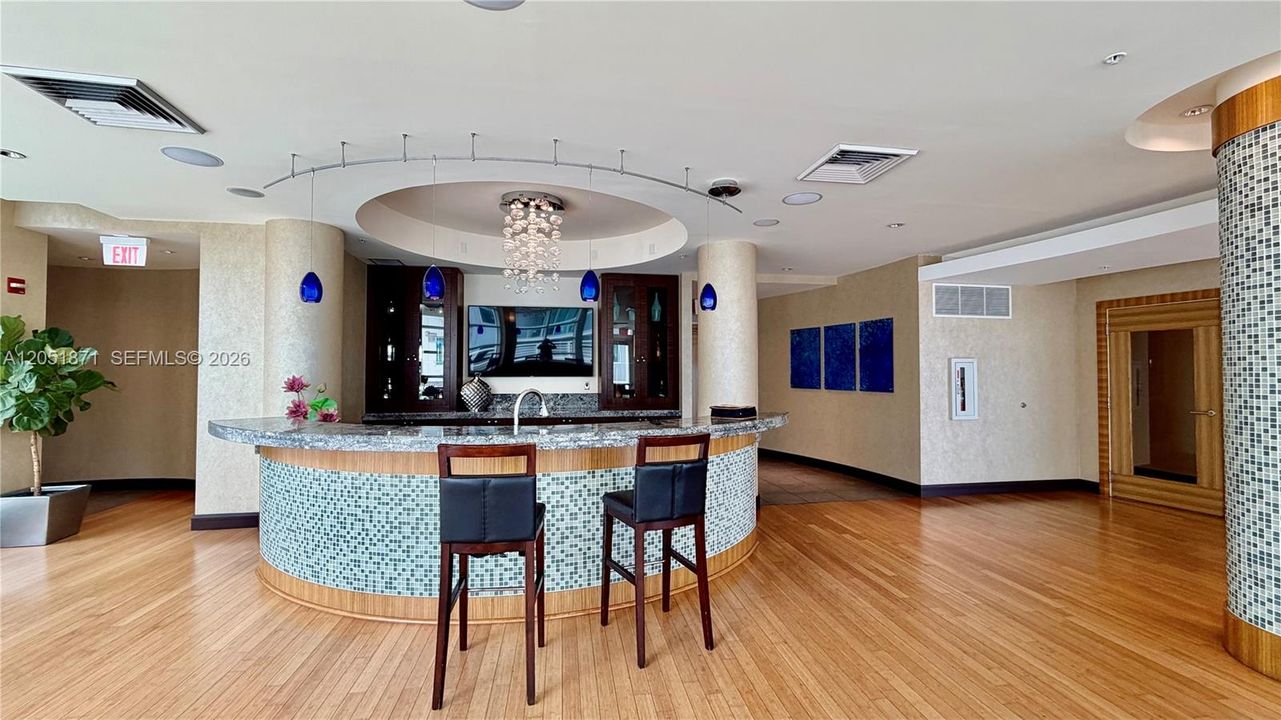 Bar at the Club room