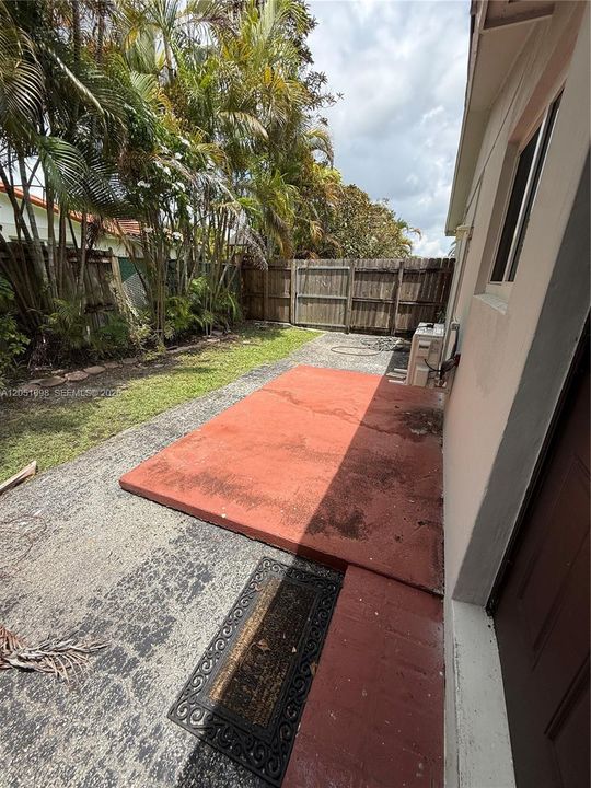 Efficiency, private patio