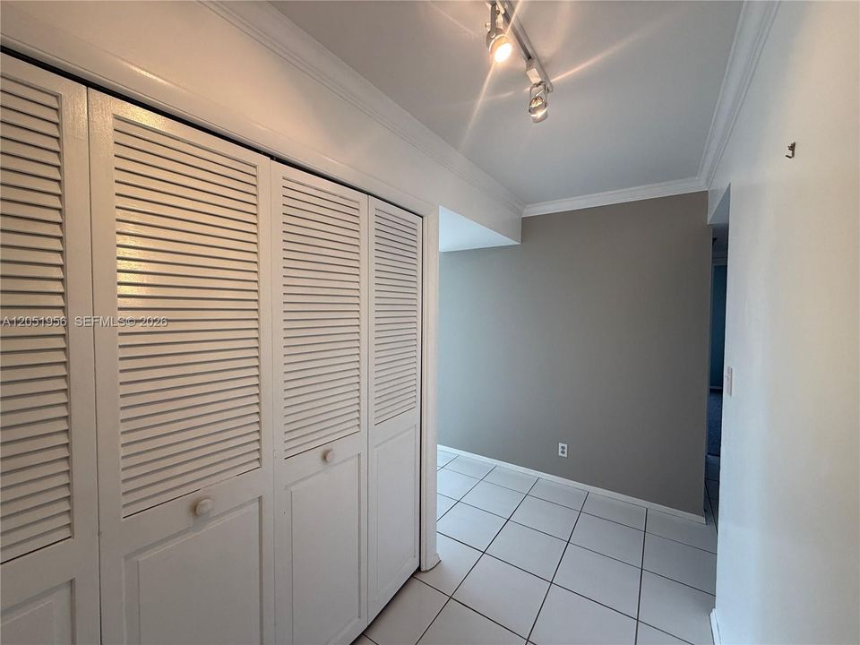 Foyer closet