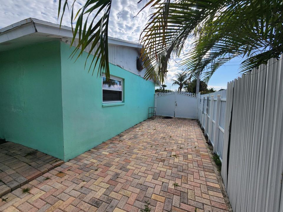 Side Entrance Pavers