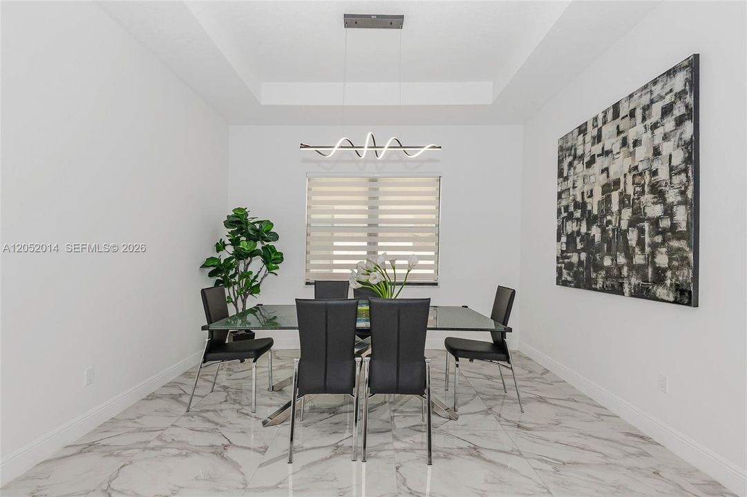 formal dining area
