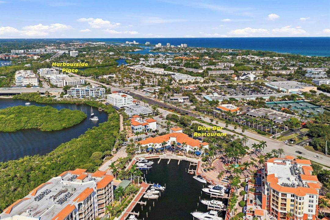 Harbourside and Dive Bar Aerial