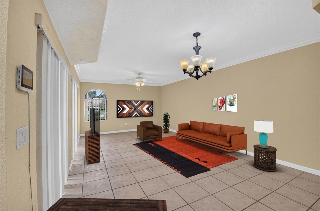 Staged Living Room