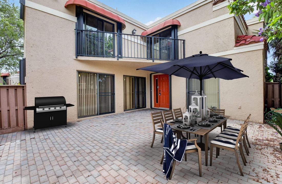 Staged Patio