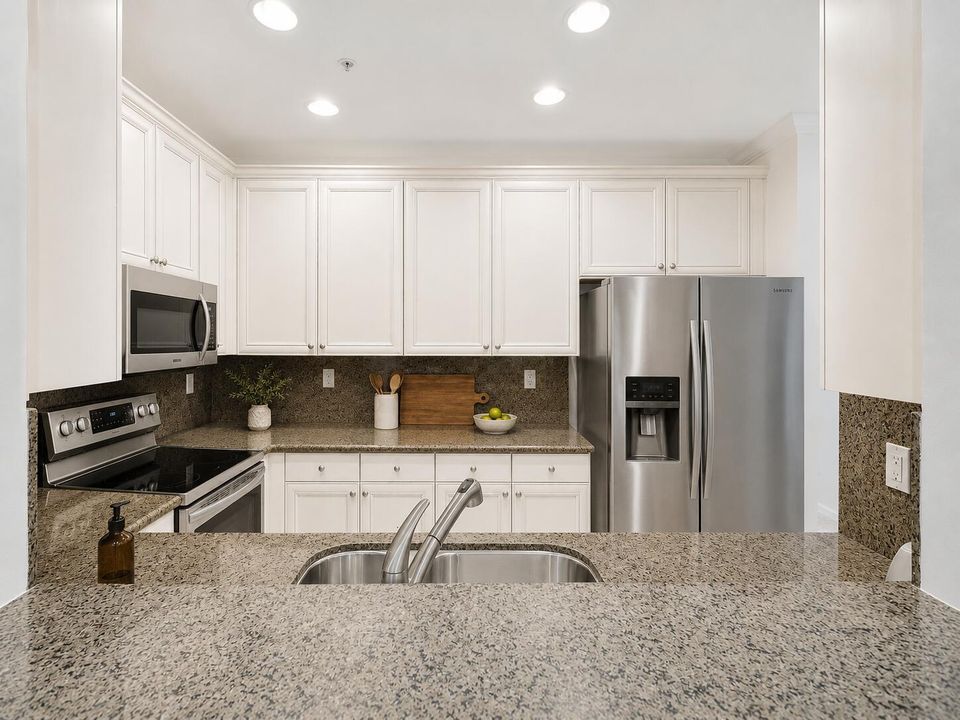 Kitchen staged 2nd angle