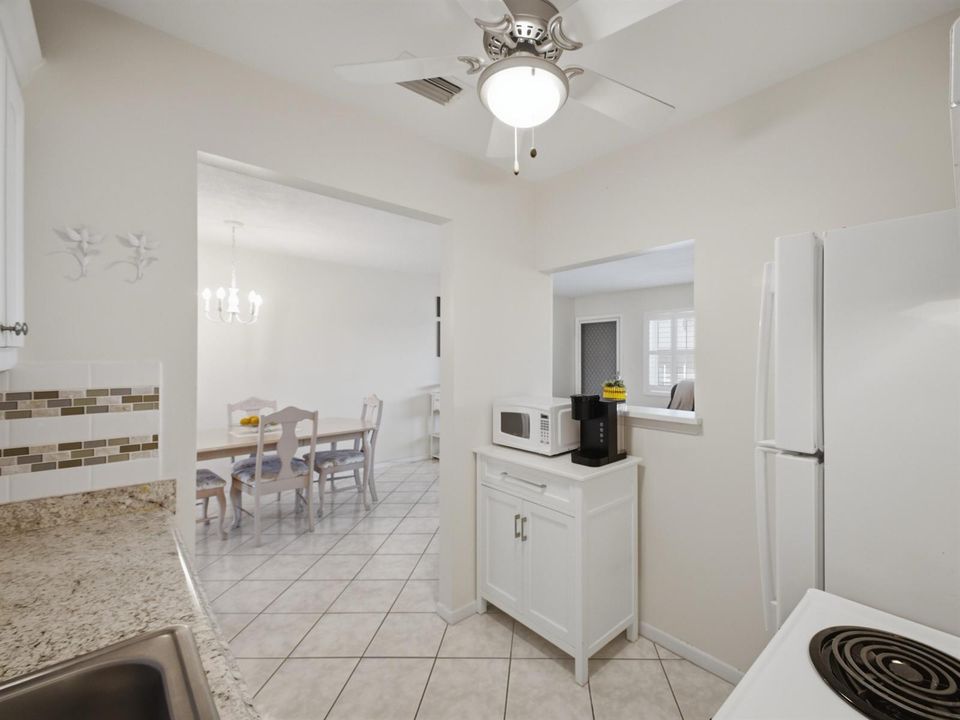 Kitchen to Dining