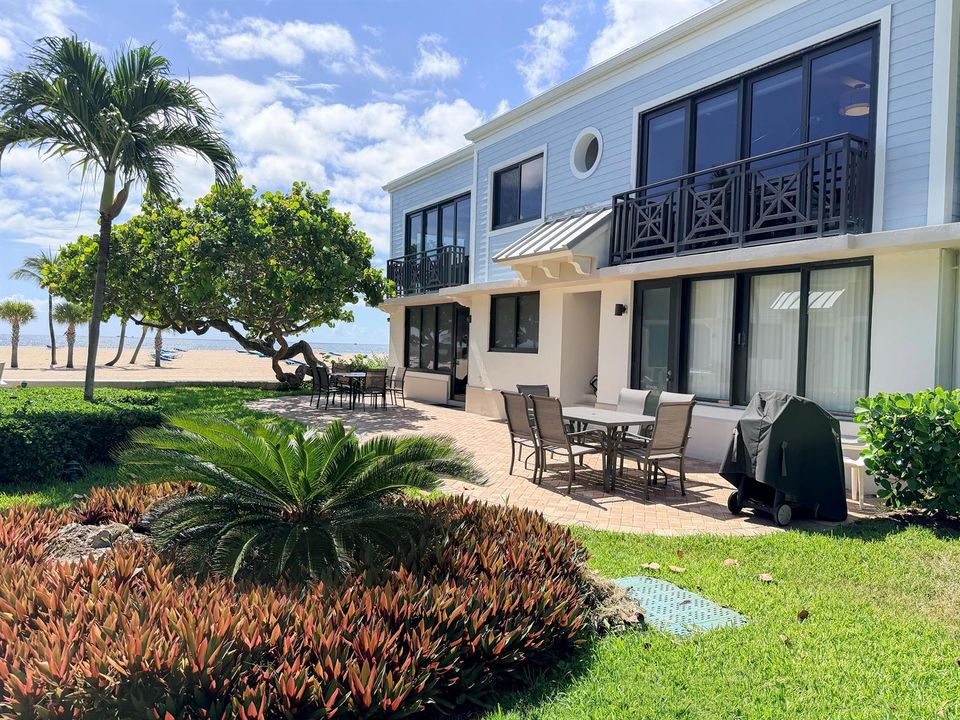 Patio Overlooking Ocean