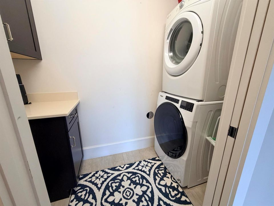 Enclosed Laundry Room