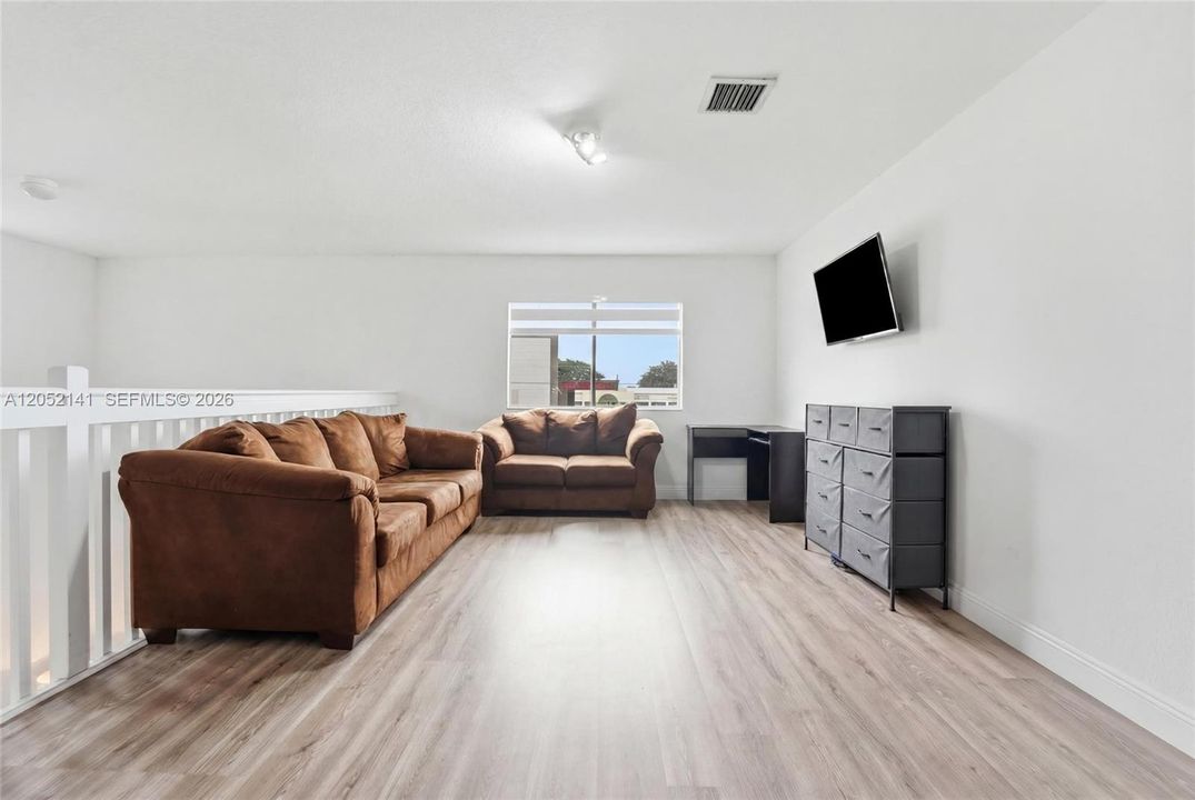 Upstairs loft
