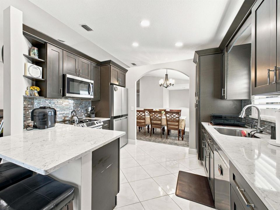 Kitchen to Dining
