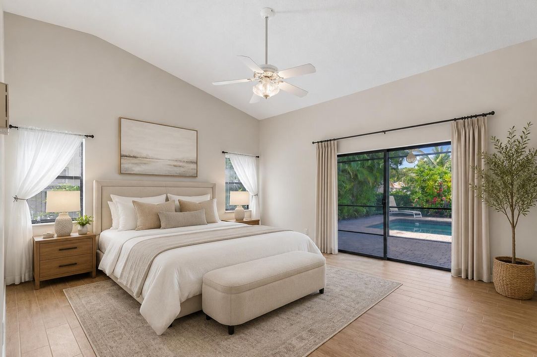 AI Staged Primary Bedroom