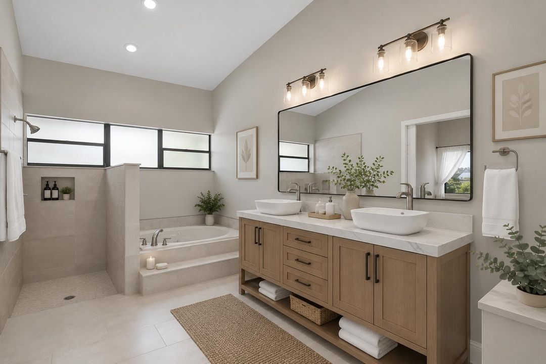 AI Staging Primary Bath