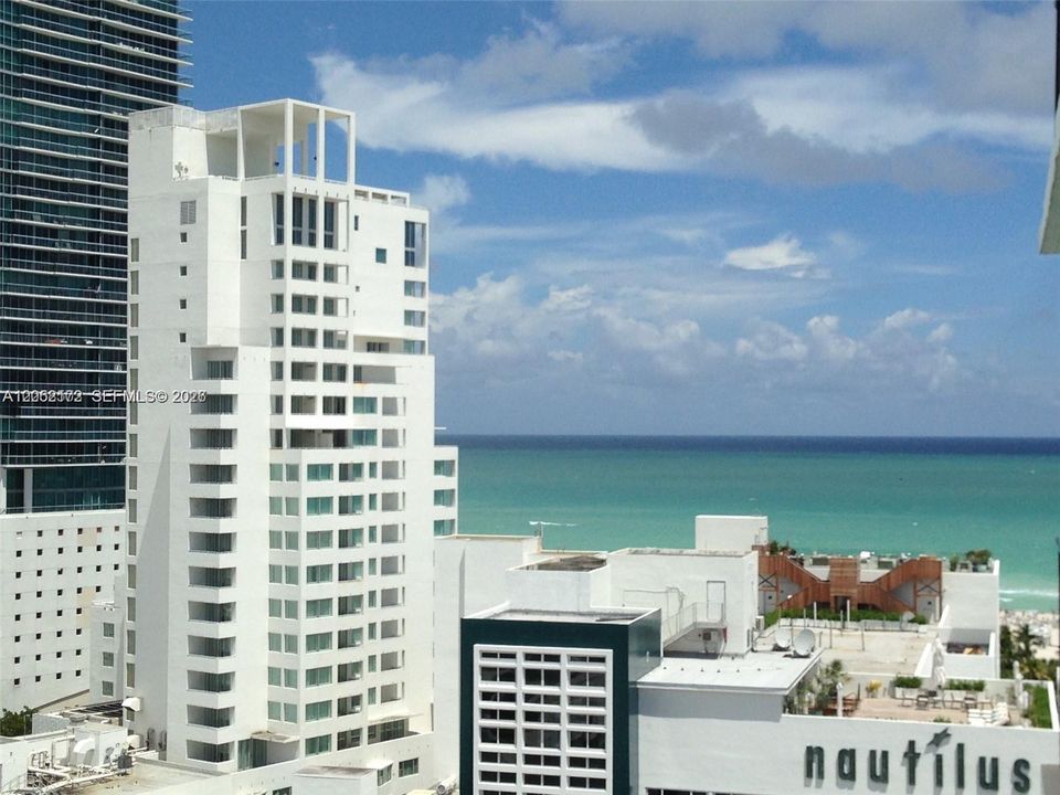 Directly across from ocean