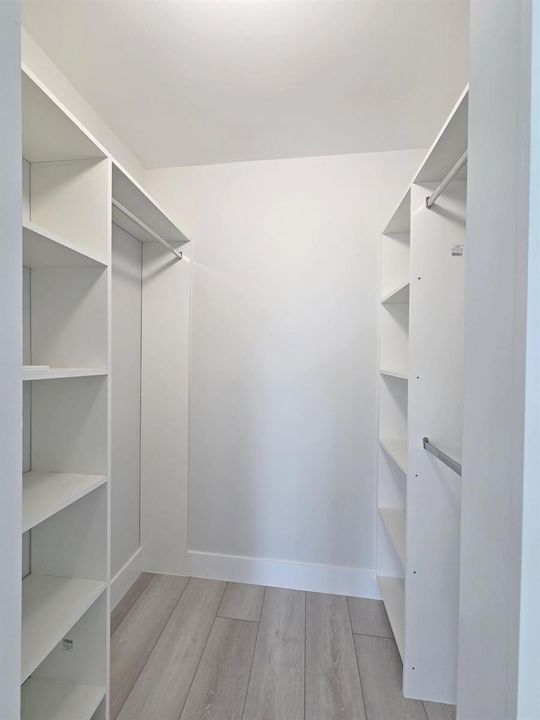 One of two Walk-in Master Closets