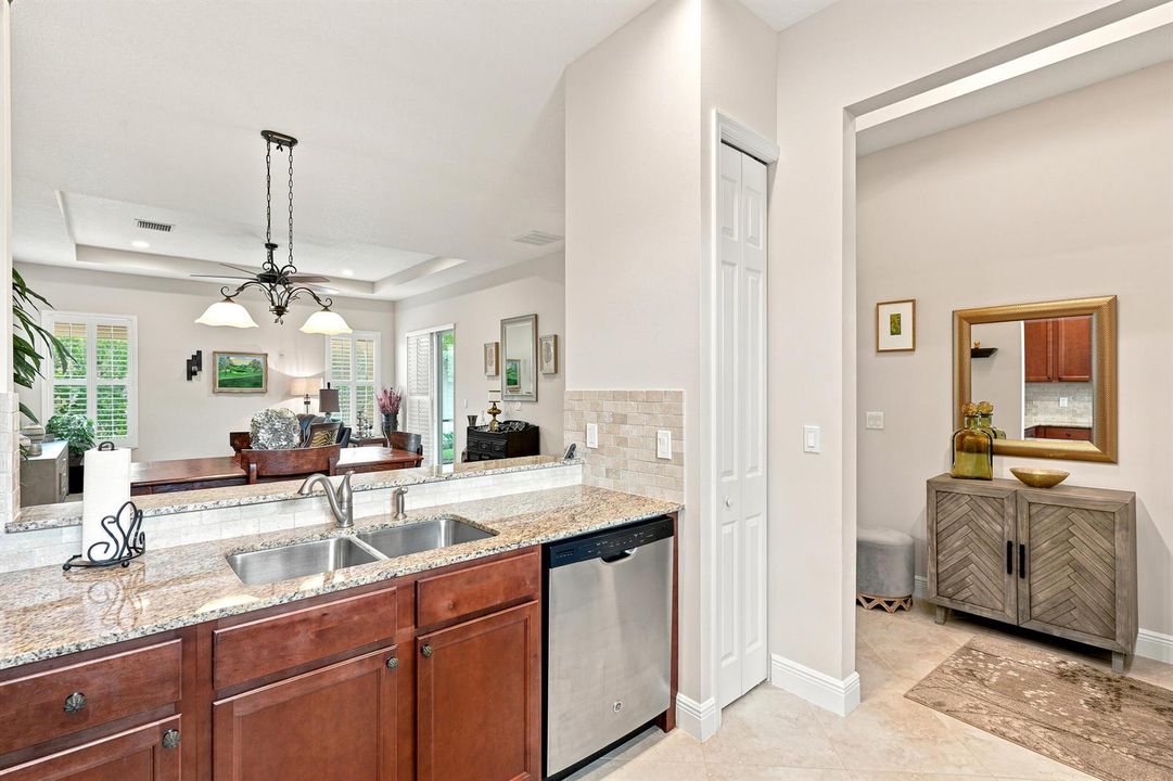 Kitchen Open to Living Area