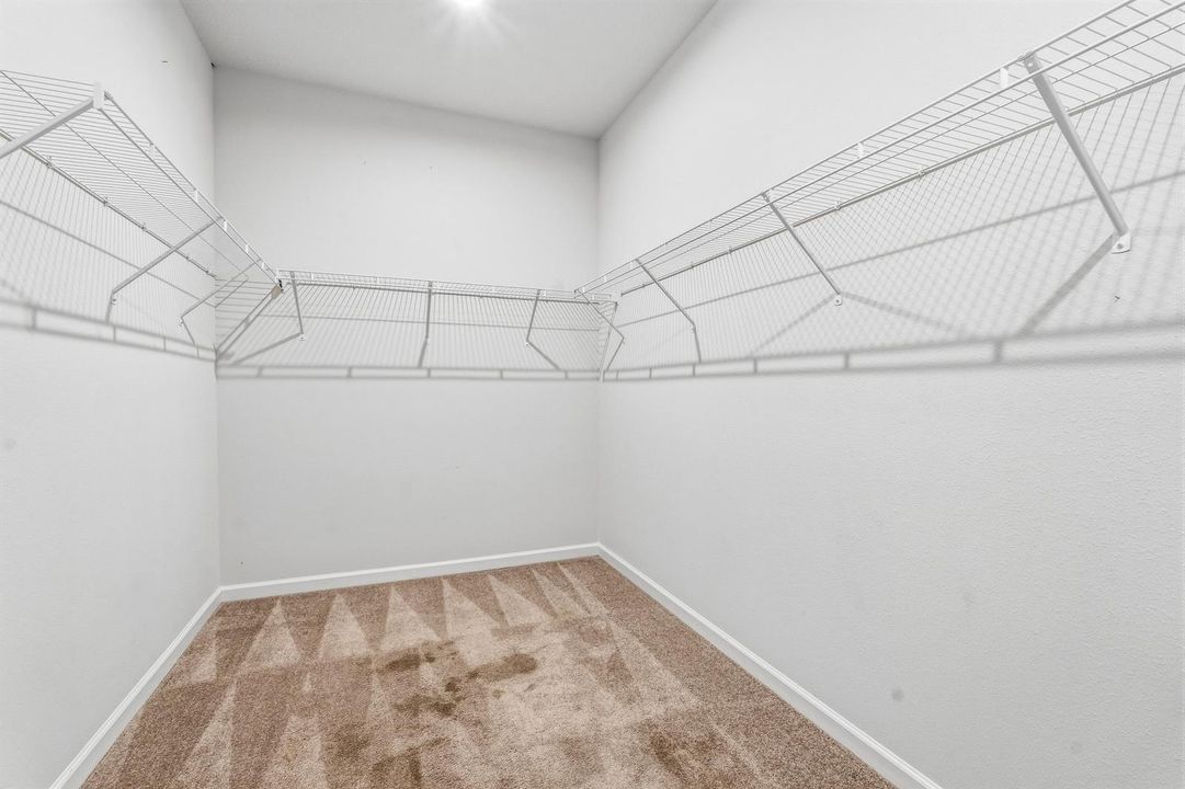 Primary closet