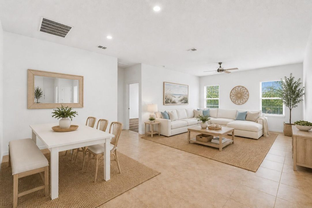 Living dining STAGED