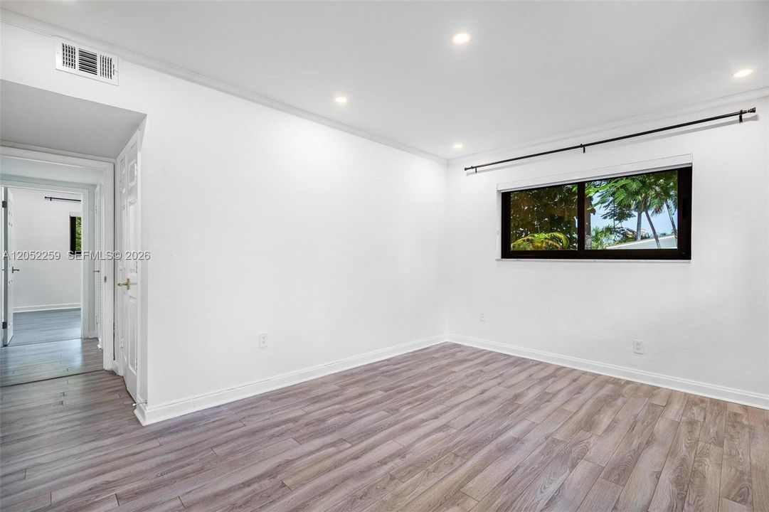 First-floor bedroom southwest garden side