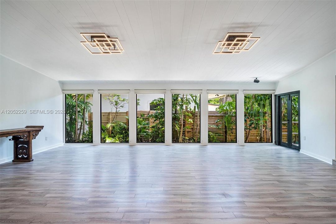 Spacious living area with abundant natural light