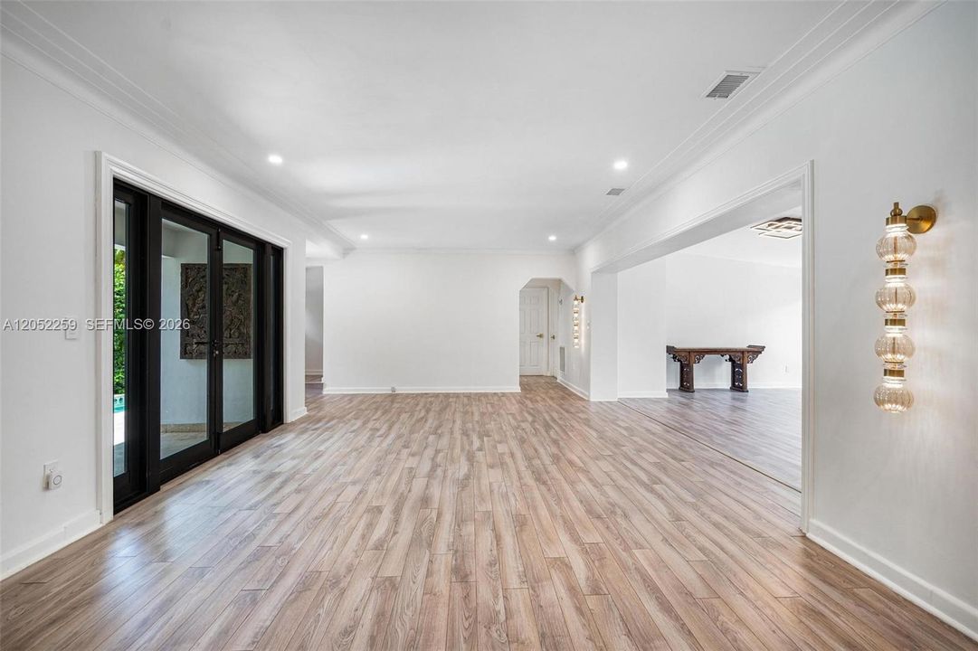 Grand reception area opening to the main living spaces