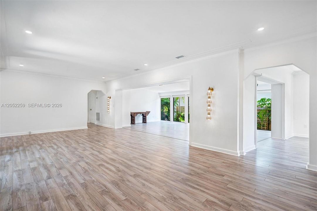 Grand reception area opening to the main living spaces