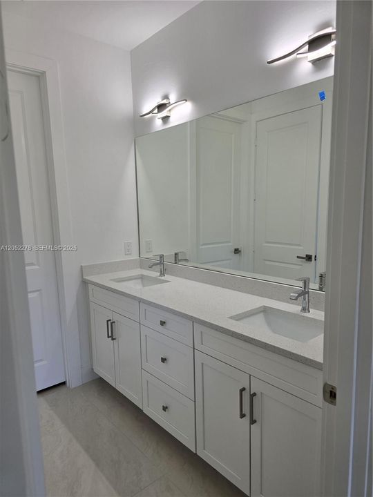Primary Bath Double Vanity