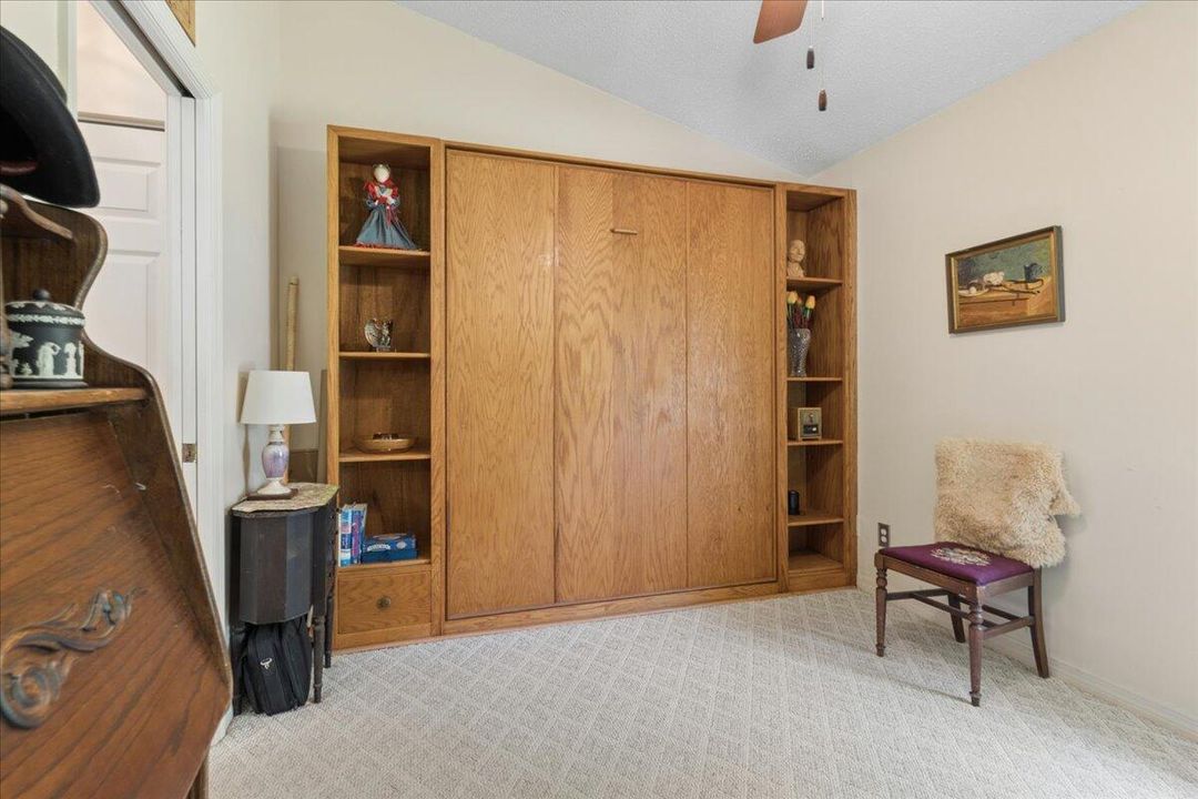 Second Bedroom with Murphy Bed Wall Unit