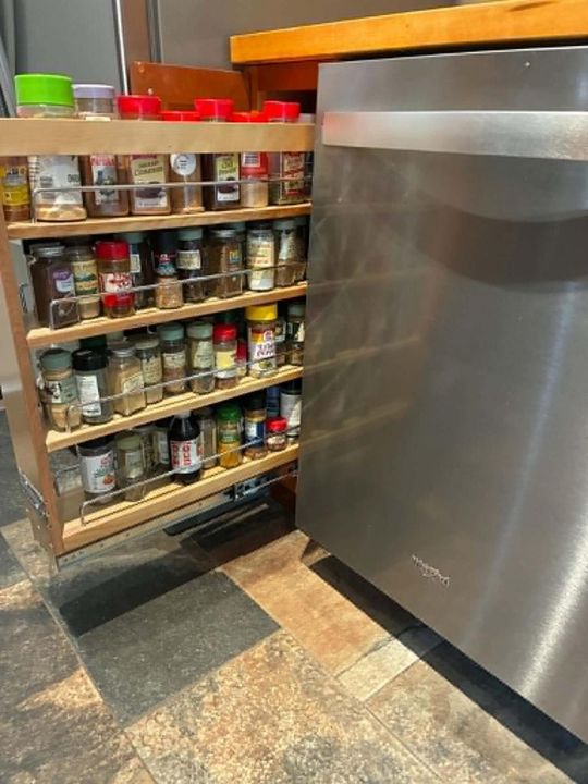 Built-In Spice Rack