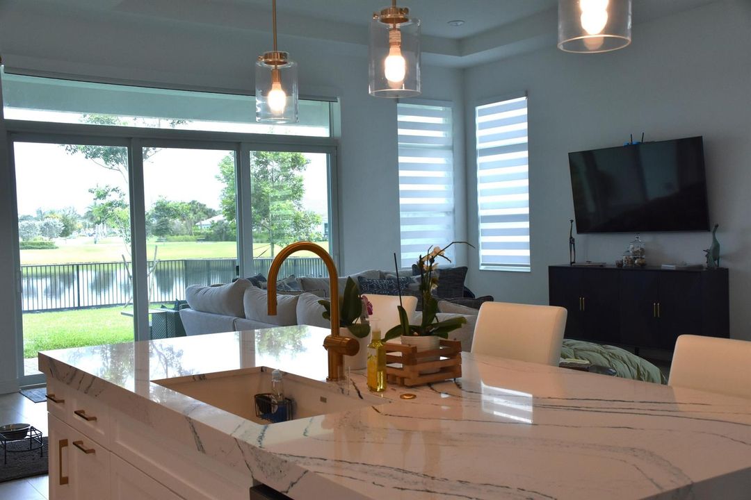 VIEW FROM KITCHEN/FAMILY ROOM