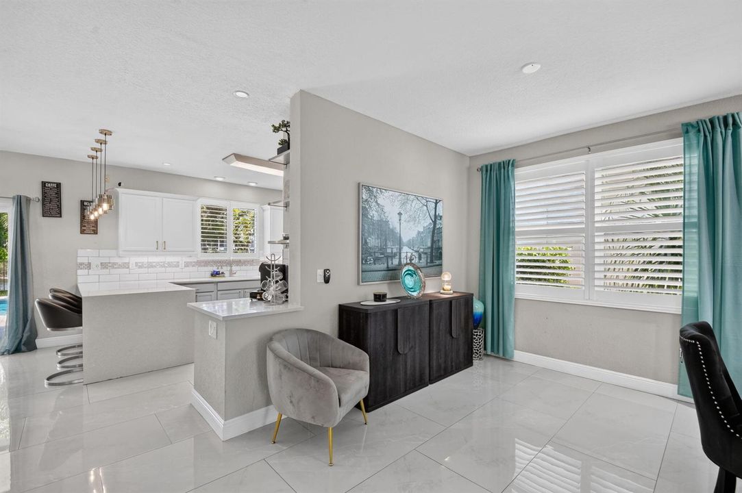 living dining area