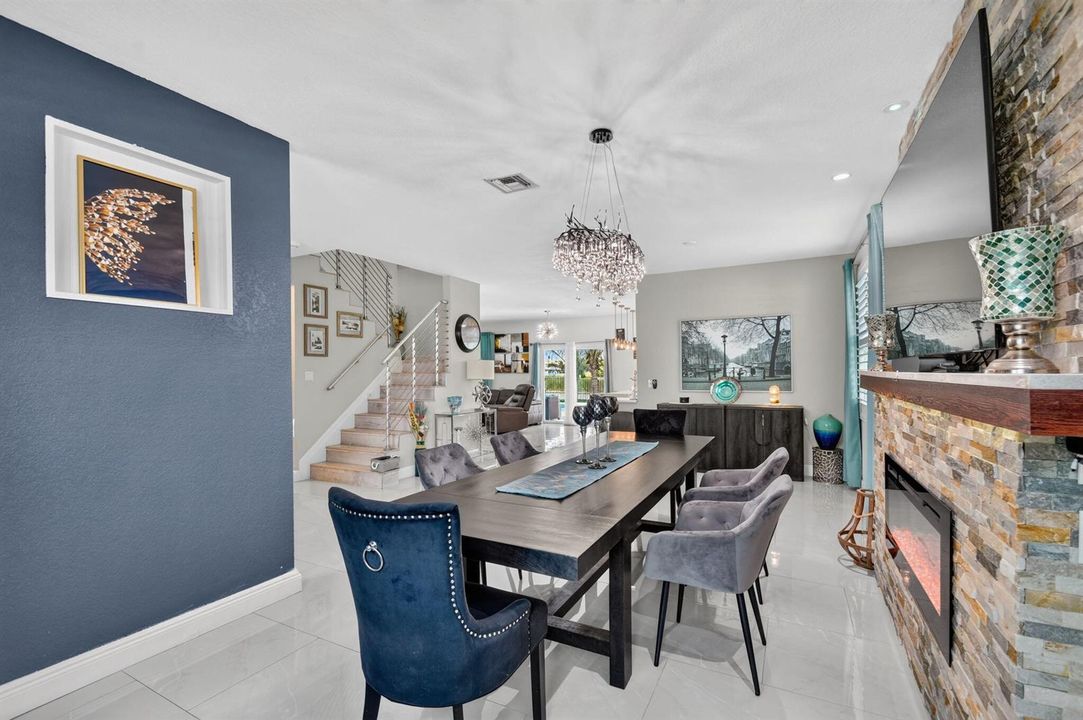 living dining area