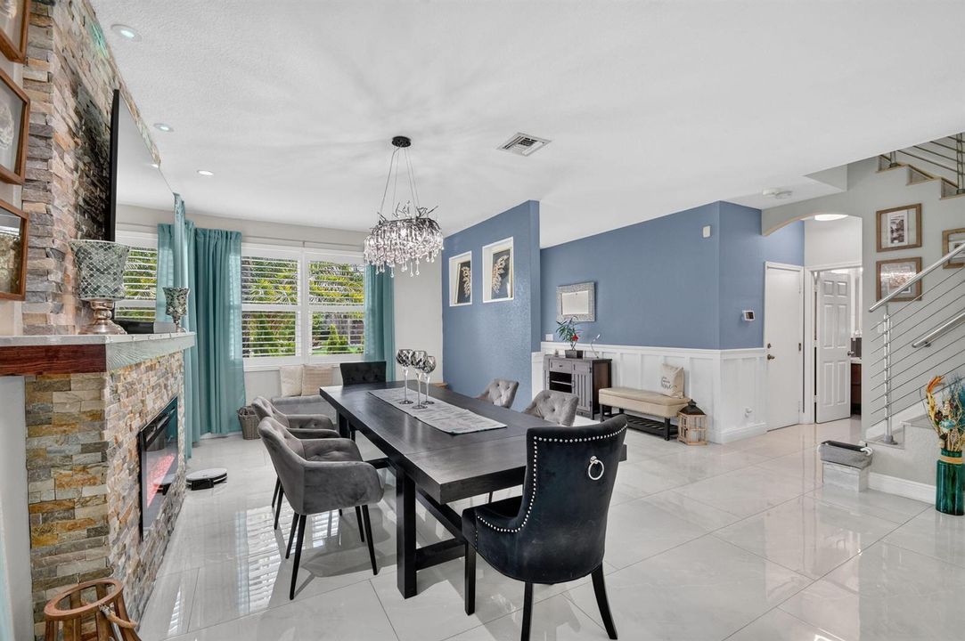 living dining area