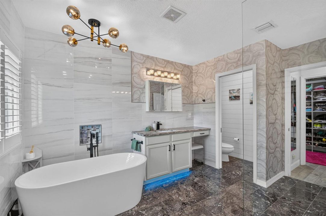 Master bathroom