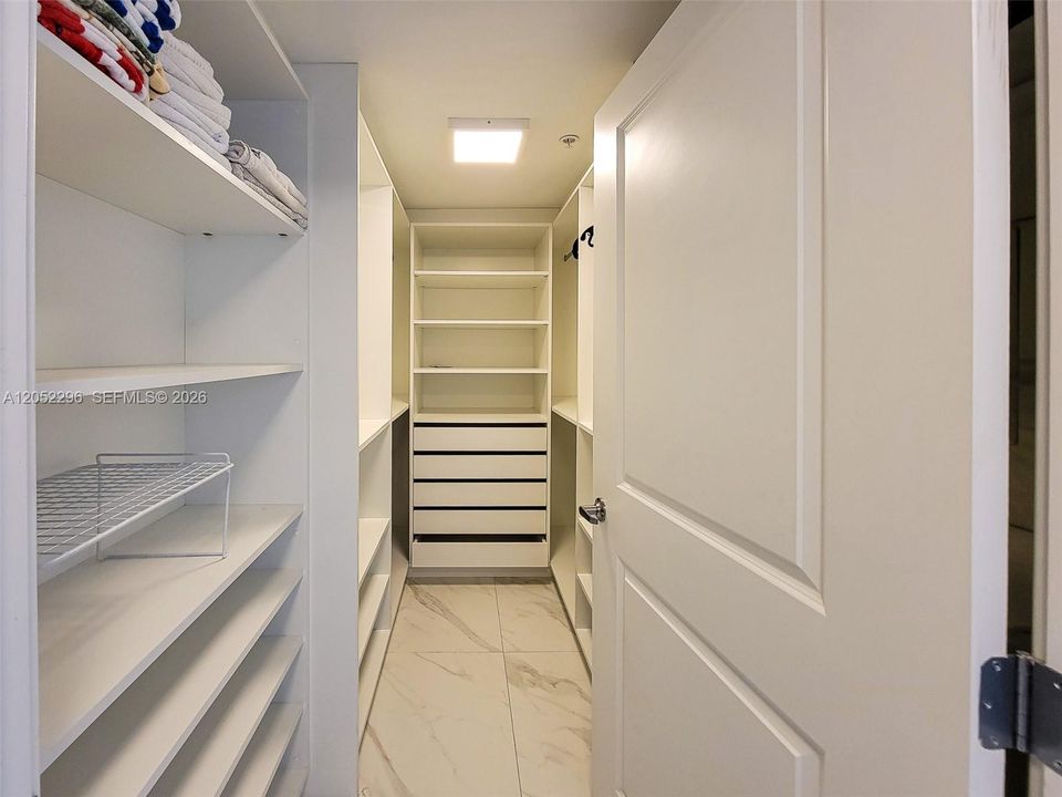 Master closet
