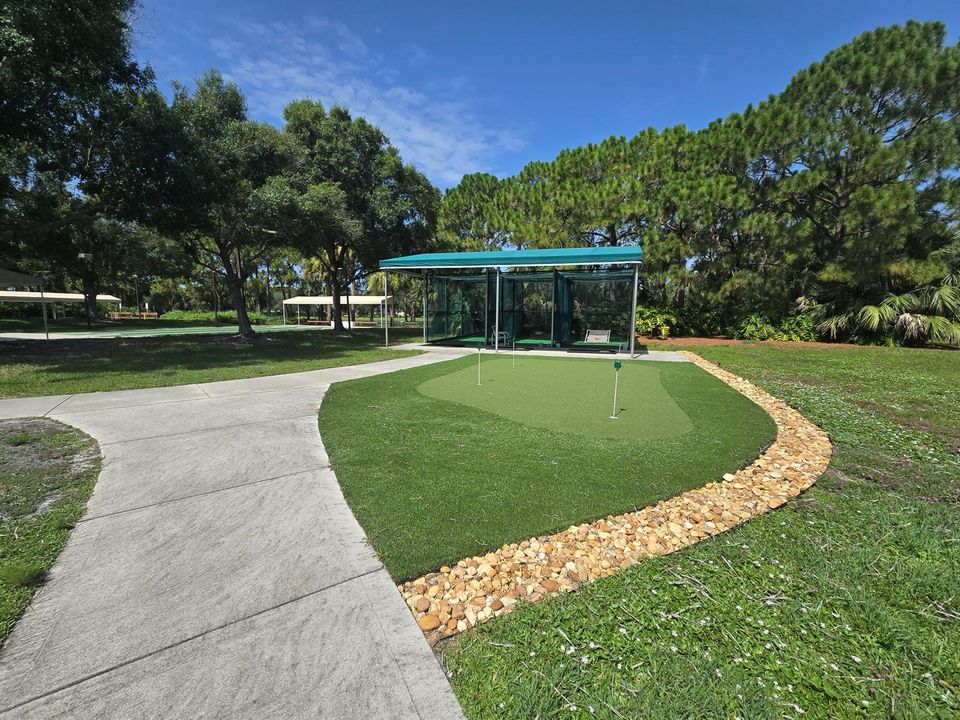 Putting Green and Swing Practice