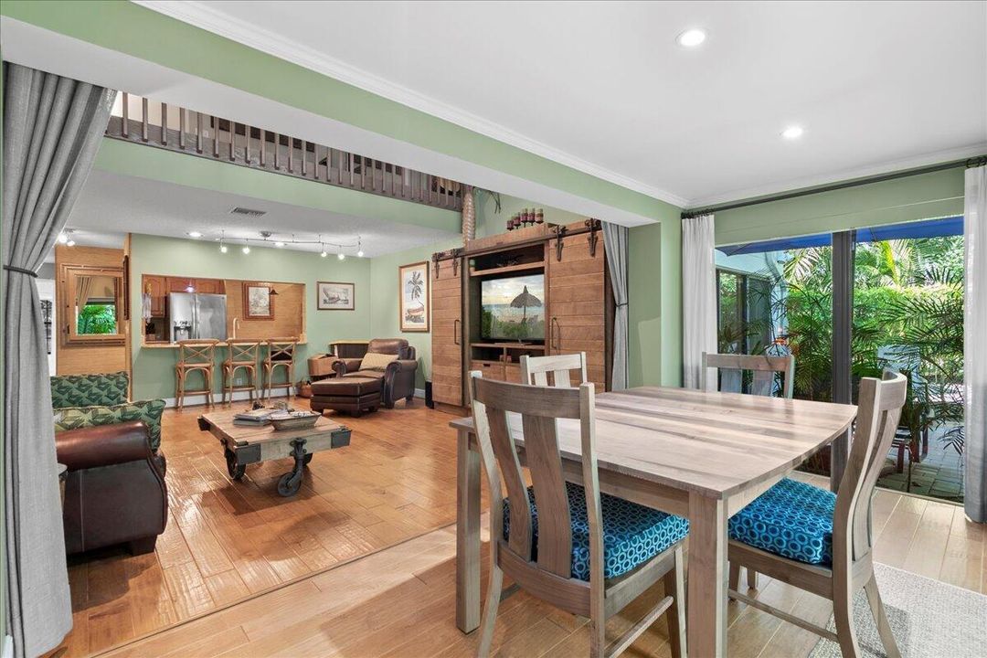 enclosed living area