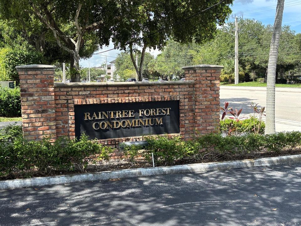 Raintree sign