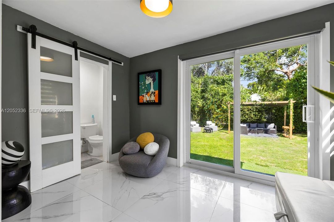 Den with Bathroom