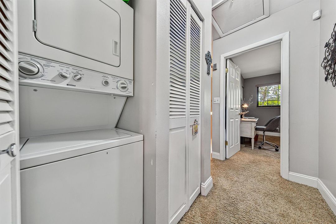Washer and Dryer on 2nd floor