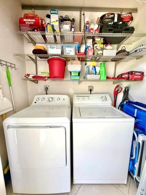 Laundry closet