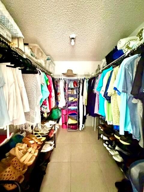 Large walk-in closet!