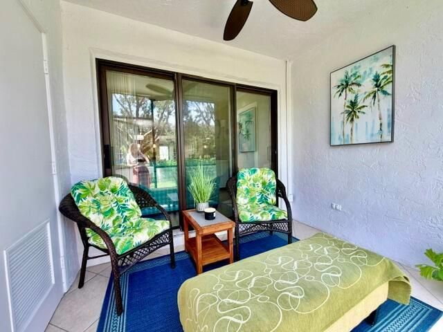 Inviting patio!