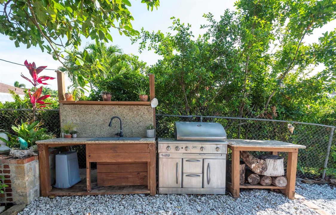 Grill area
