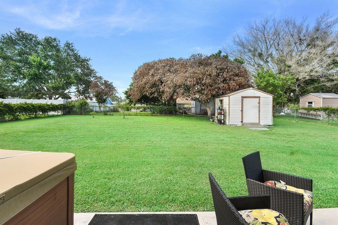 Back yard wide view