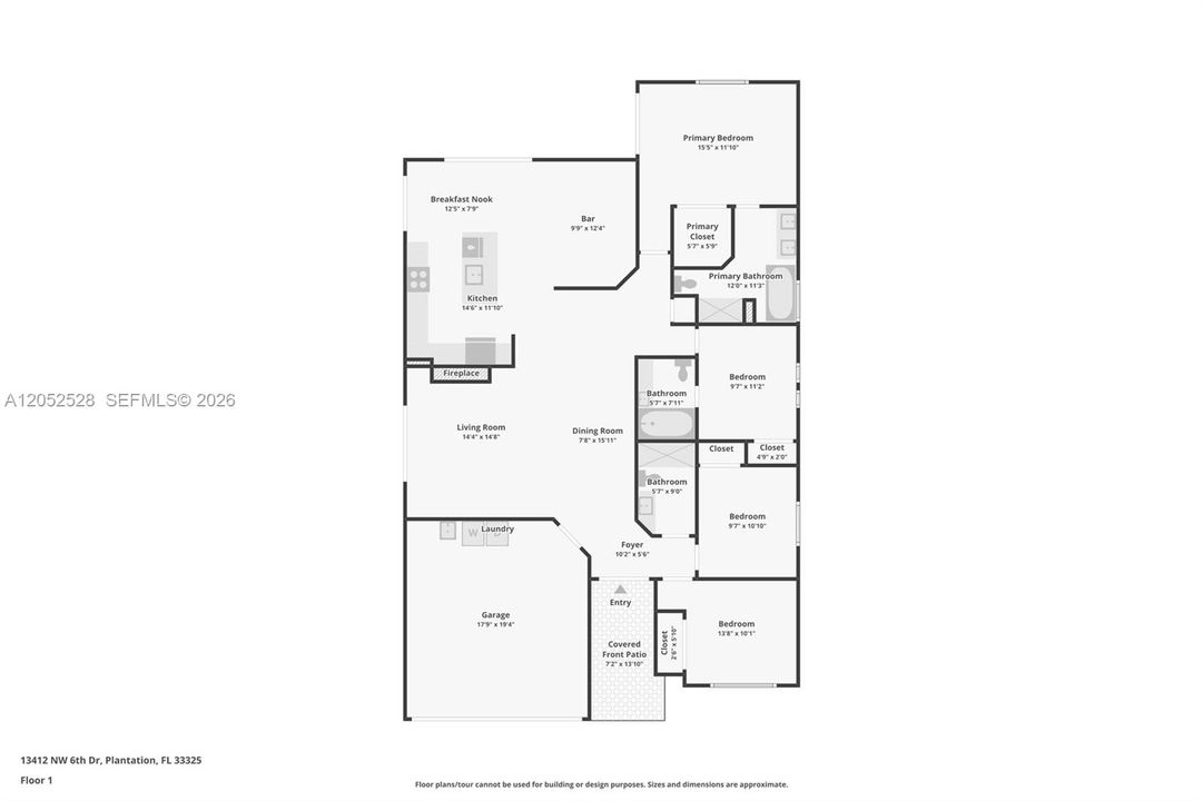 На продажу: $775,000 (4 спален, 3 ванн, 1830 Квадратных фут)