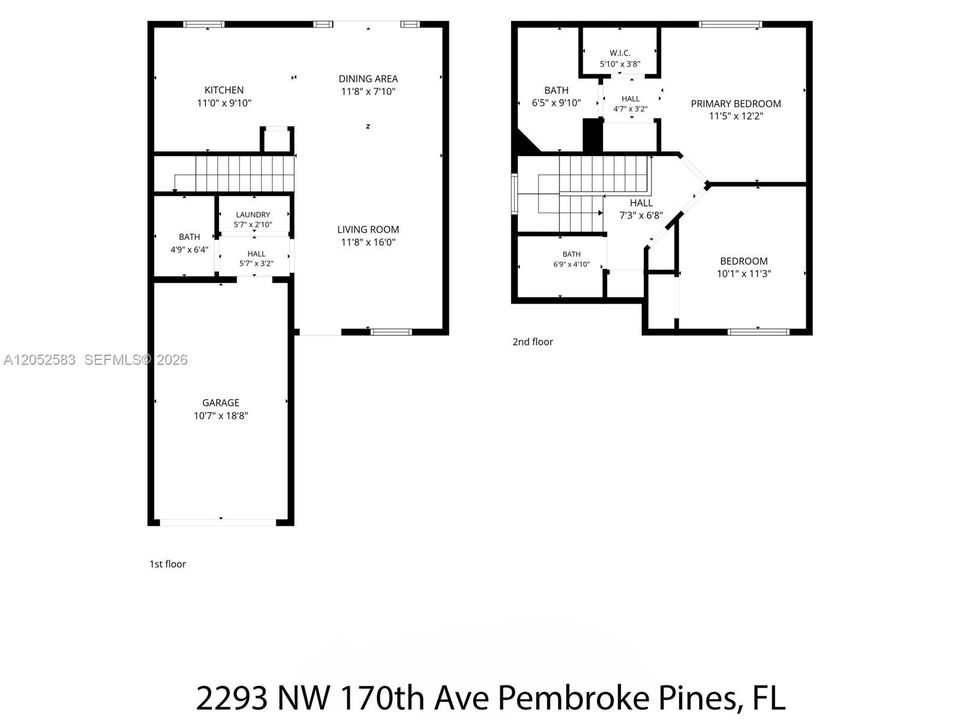 For Rent: $2,800 (2 beds, 2 baths, 1123 Square Feet)