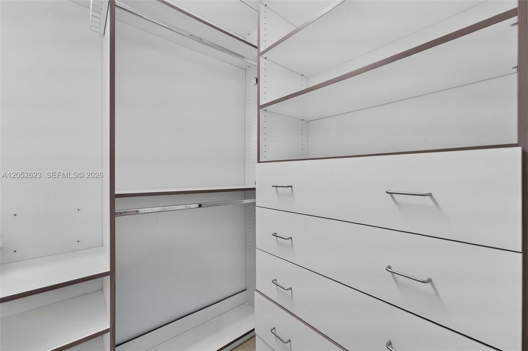 Primary bedroom closet